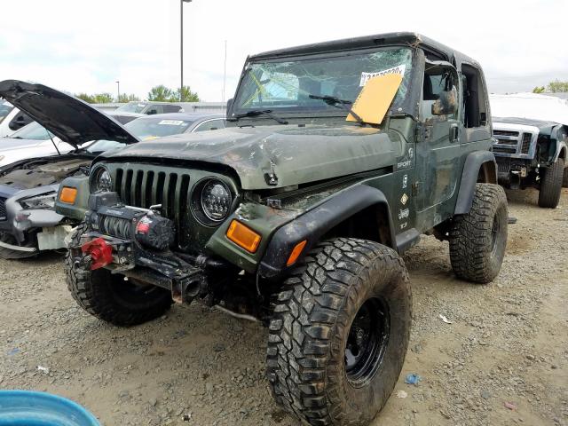 1J4FA49S16P775419 - 2006 JEEP WRANGLER / TJ SPORT  photo 2