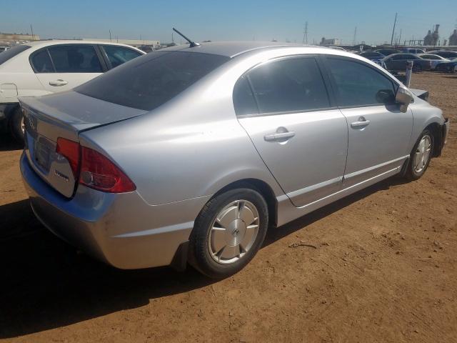 JHMFA36268S022049 - 2008 HONDA CIVIC HYBRID  photo 4