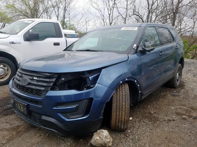 1FM5K8AR6JGA37411 - 2018 FORD EXPLORER POLICE INTERCEPTOR  photo 2