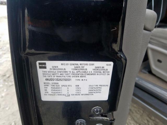 4NUDS13S262702031 - 2006 ISUZU ASCENDER S  照片 10