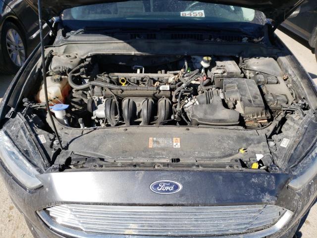 3FA6P0H76GR349834 - 2016 FORD FUSION SE GRAY photo 7