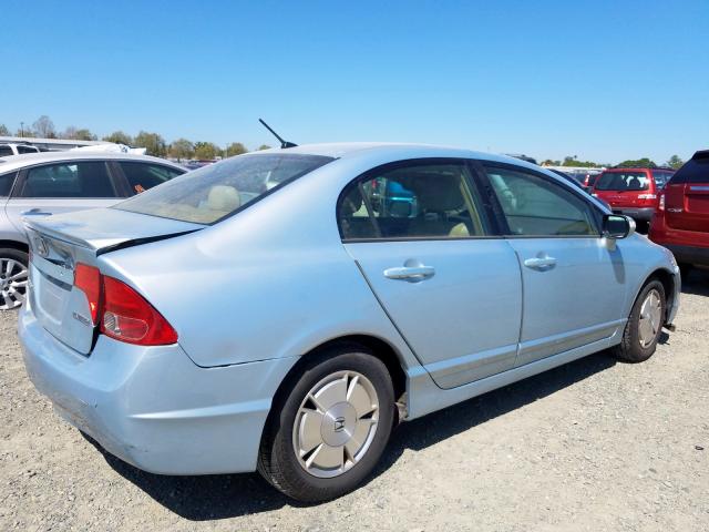 JHMFA36236S009045 - 2006 HONDA CIVIC HYBRID  photo 4