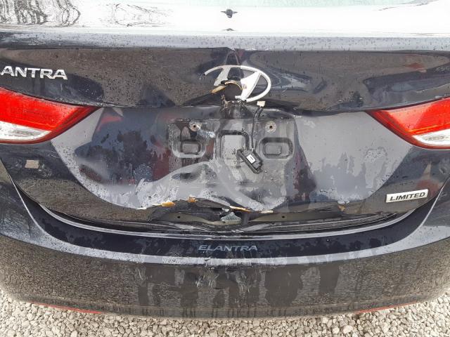 5NPDH4AE7DH404868 - 2013 HYUNDAI ELANTRA GLS  photo 9