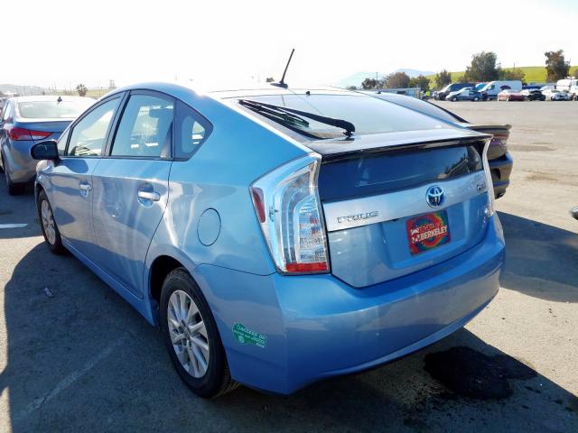 JTDKN3DP9C3005493 - 2012 TOYOTA PRIUS PLUG-IN  photo 3