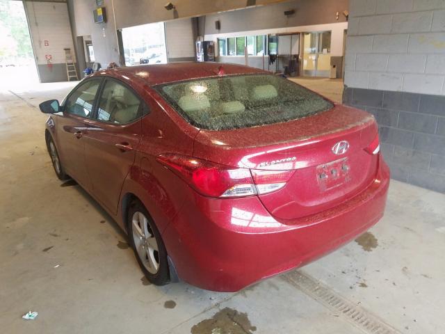 KMHDH4AE8CU411411 - 2012 HYUNDAI ELANTRA GLS  photo 3