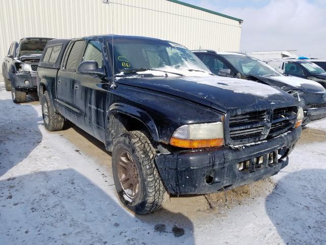 1B7HG38N82S700159 - 2002 DODGE DAKOTA QUAD SPORT  photo 1