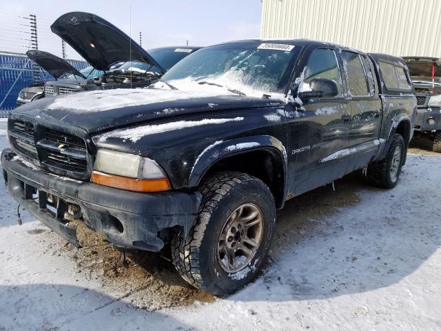 1B7HG38N82S700159 - 2002 DODGE DAKOTA QUAD SPORT  photo 2