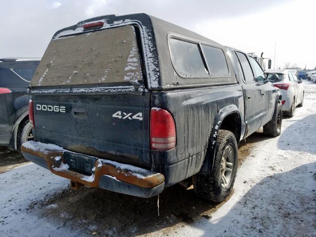 1B7HG38N82S700159 - 2002 DODGE DAKOTA QUAD SPORT  photo 4