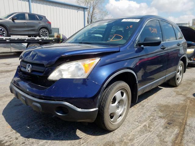 JHLRE38388C033401 - 2008 HONDA CR-V LX  photo 2