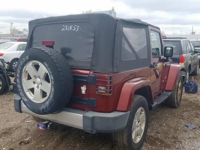 1J4FA54118L512779 - 2008 JEEP WRANGLER SAHARA  photo 4