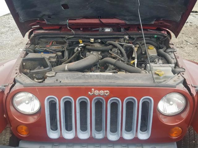 1J4FA54118L512779 - 2008 JEEP WRANGLER SAHARA  photo 7