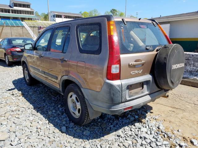 JHLRD68452C011442 - 2002 HONDA CR-V LX  photo 3