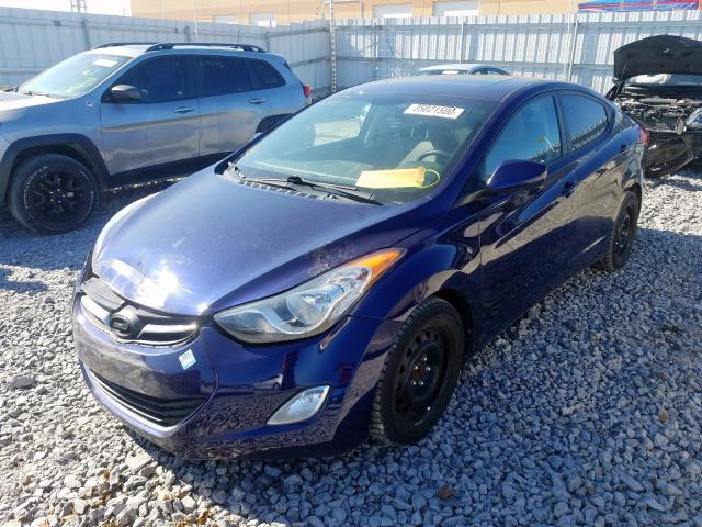 5NPDH4AEXDH340566 - 2013 HYUNDAI ELANTRA GLS  photo 2