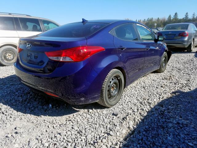 5NPDH4AEXDH340566 - 2013 HYUNDAI ELANTRA GLS  photo 4