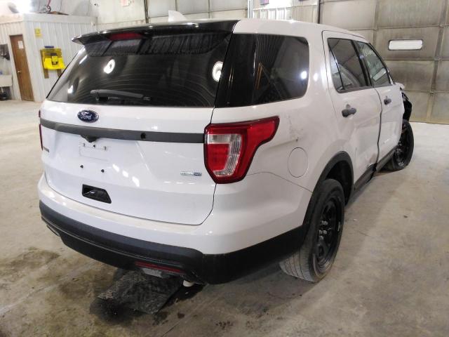 1FM5K8AR2HGC35347 - 2017 FORD EXPLORER POLICE INTERCEPTOR WHITE photo 4