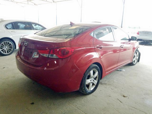 KMHDH4AE5DU702983 - 2013 HYUNDAI ELANTRA GLS  photo 4