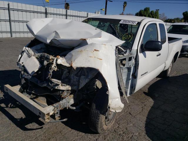 5TETX22N09Z645001 - 2009 TOYOTA TACOMA ACCESS CAB თეთრი ფოტო 2