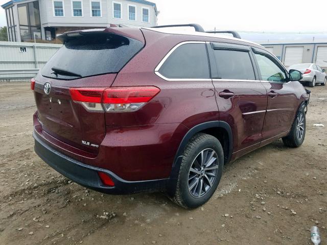 5TDJZRFH7JS892225 - 2018 TOYOTA HIGHLANDER SE  photo 4