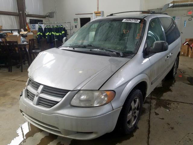 1D4GP45R87B132403 - 2007 DODGE CARAVAN SXT  photo 2