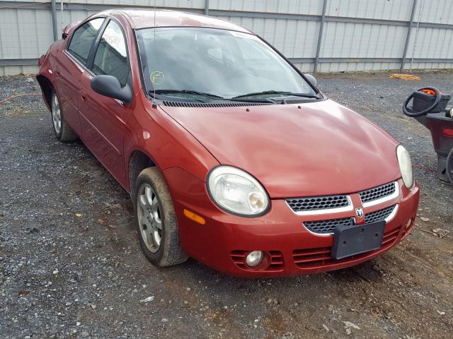 1B3ES56C05D194206 - 2005 DODGE NEON SXT  photo 1