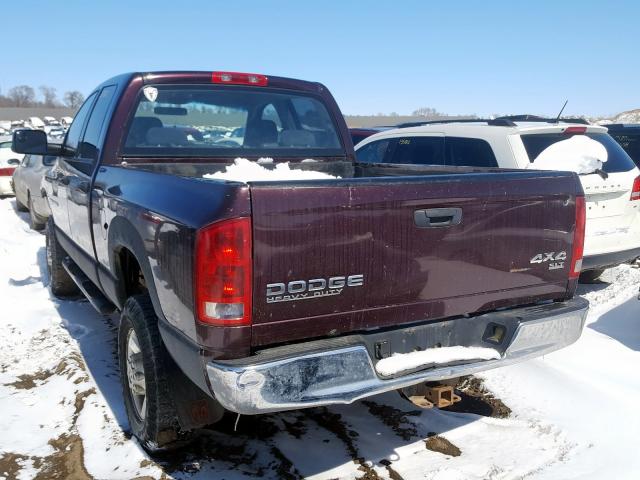 3D7KU28D74G152610 - 2004 DODGE RAM 2500 ST  photo 3