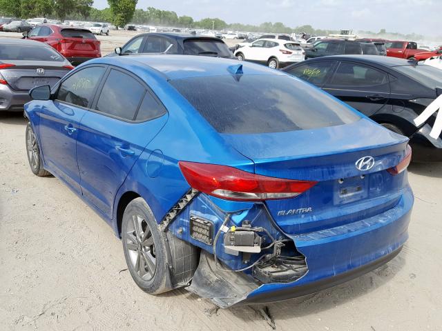 5NPD84LF5JH313776 - 2018 HYUNDAI ELANTRA SEL  photo 3