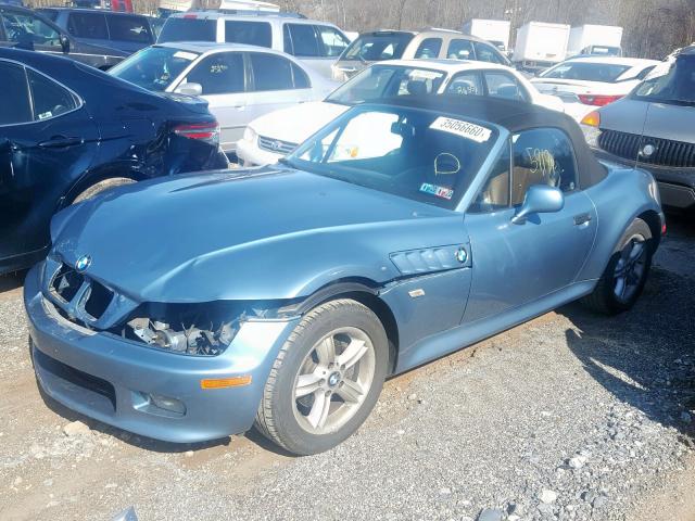 WBACH9343YLF90861 - 2000 BMW Z3 2.3  photo 2