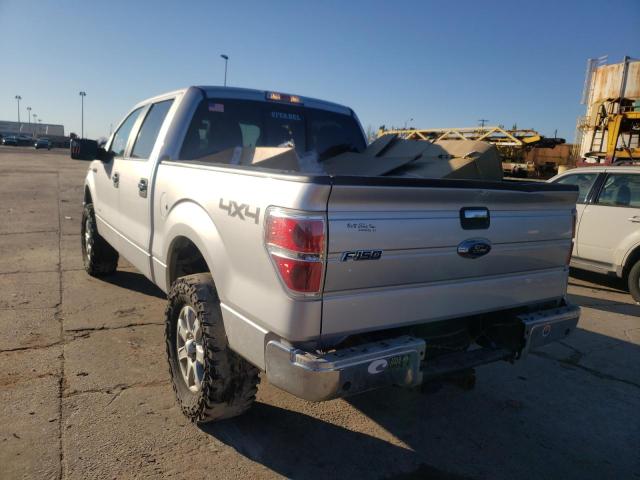 1FTFW1ET5EFA05622 - 2014 FORD F150 SUPERCREW SILVER photo 3