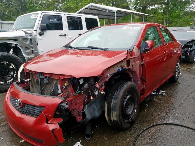 2T1BU4EE7AC461132 - 2010 TOYOTA COROLLA BASE  photo 2