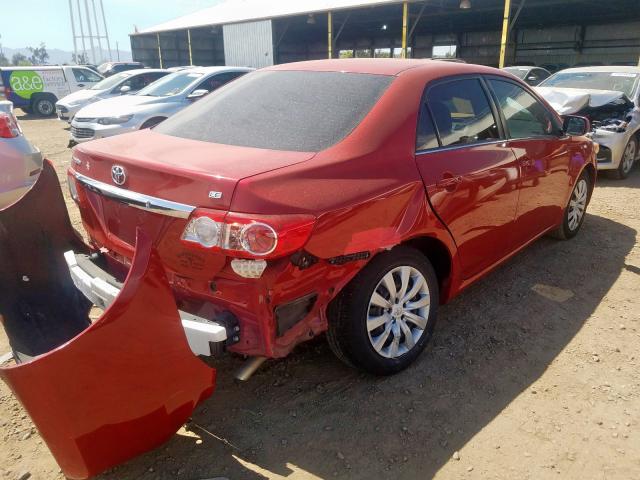 JTDBU4EE6DJ115663 - 2013 TOYOTA COROLLA BASE  photo 4