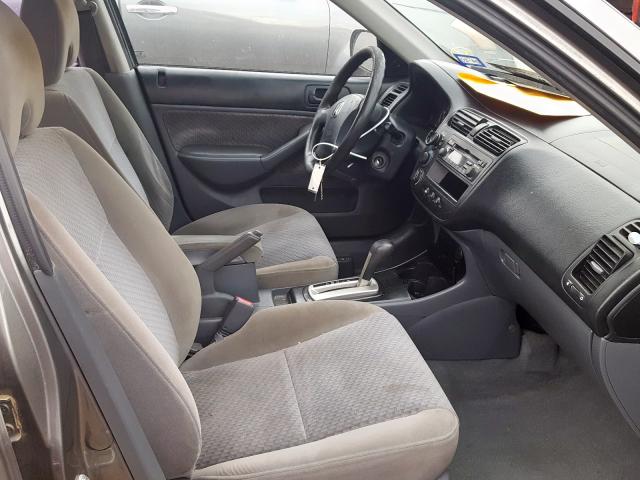 2HGES16305H632878 - 2005 HONDA CIVIC DX VP  photo 5