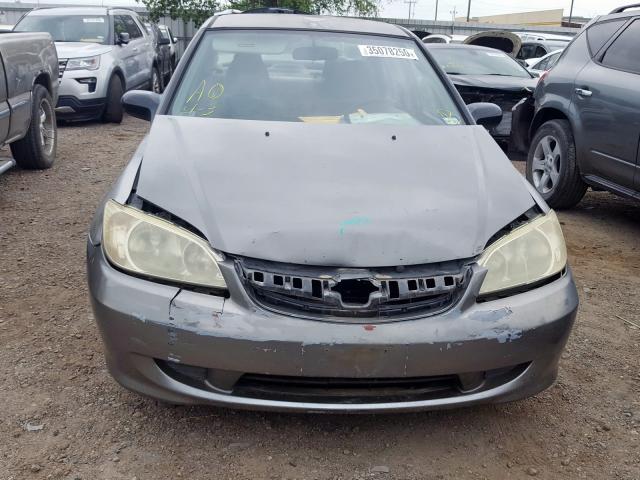 2HGES16305H632878 - 2005 HONDA CIVIC DX VP  photo 7