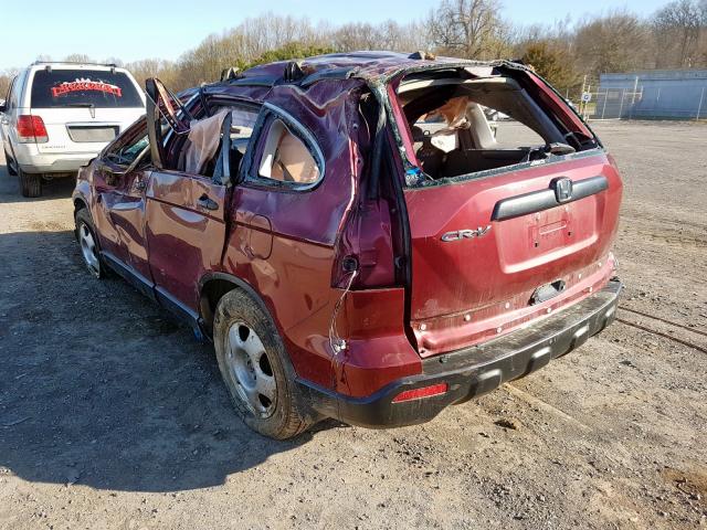 5J6RE48307L013834 - 2007 HONDA CR-V LX  photo 3