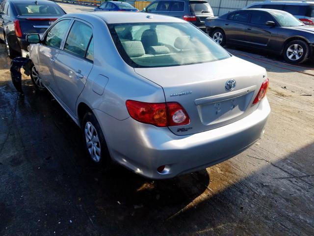 2T1BU40E69C111820 - 2009 TOYOTA COROLLA BASE  photo 3