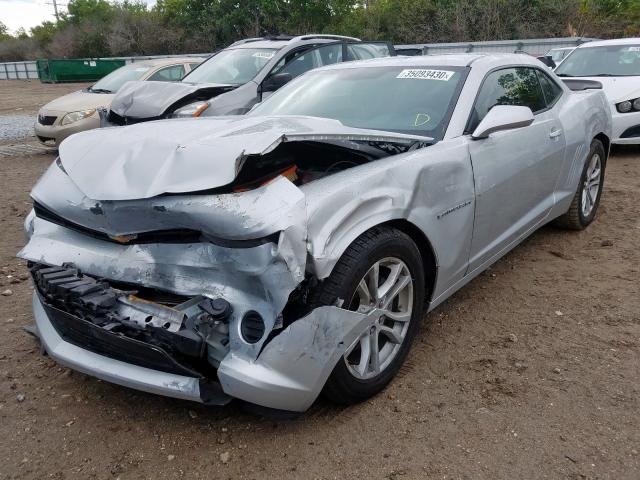 2G1FB1E36F9305944 - 2015 CHEVROLET CAMARO LS  photo 2