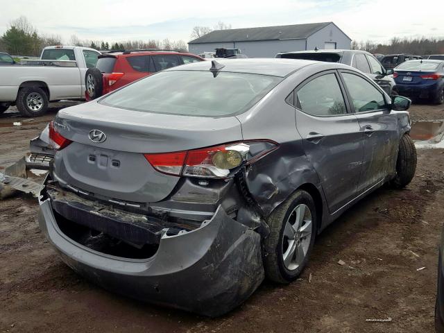 KMHDH4AE8BU111981 - 2011 HYUNDAI ELANTRA GLS  photo 4