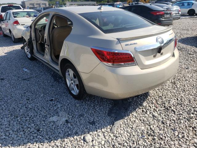 1G4GA5EC3BF240568 - 2011 BUICK LACROSSE CX BEIGE photo 3