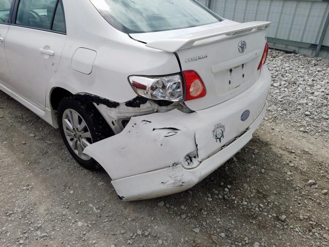 1NXBU4EEXAZ358558 - 2010 TOYOTA COROLLA BASE  foto 9