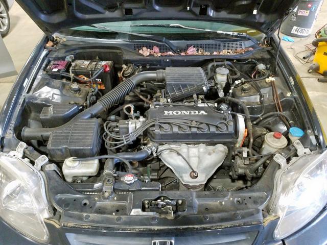 2HGEJ6426YH006167 - 2000 HONDA CIVIC CX  photo 7