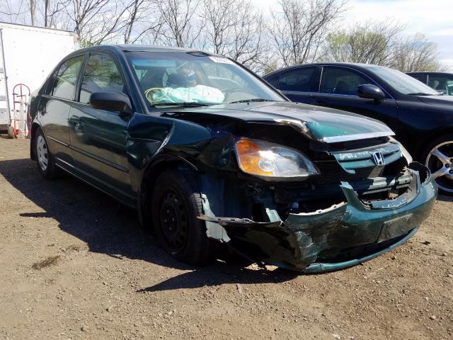 1HGES16522L004868 - 2002 HONDA CIVIC LX  photo 1