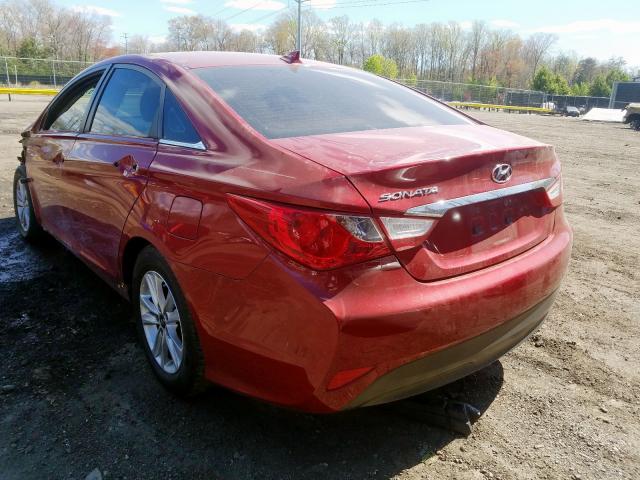 5NPEB4AC3EH882453 - 2014 HYUNDAI SONATA GLS  photo 3