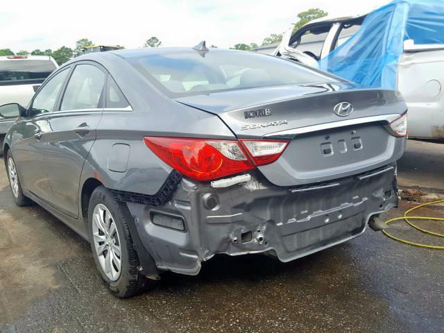 5NPEB4AC9DH555067 - 2013 HYUNDAI SONATA GLS  photo 3