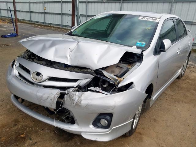 2T1BU4EE0CC835969 - 2012 TOYOTA COROLLA BASE  photo 2