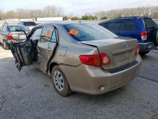 1NXBU4EE4AZ271318 - 2010 TOYOTA COROLLA BASE  photo 3