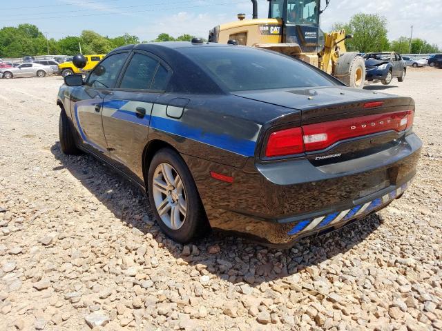 2B3CL1CTXBH572273 - 2011 DODGE CHARGER POLICE  photo 3