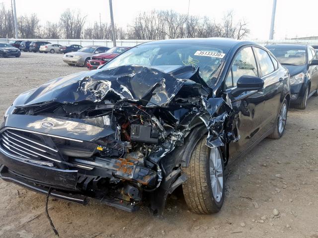 3FA6P0LU1KR242275 - 2019 FORD FUSION SE  photo 2