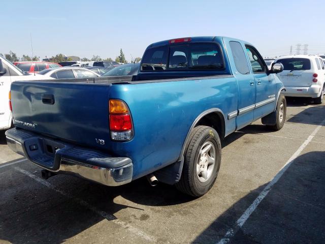 5TBRT341XYS035696 - 2000 TOYOTA TUNDRA ACCESS CAB  լուսանկար 4