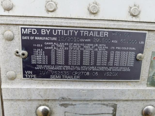 1UYVS2535CP270806 - 2012 UTILITY VAN  photo 10