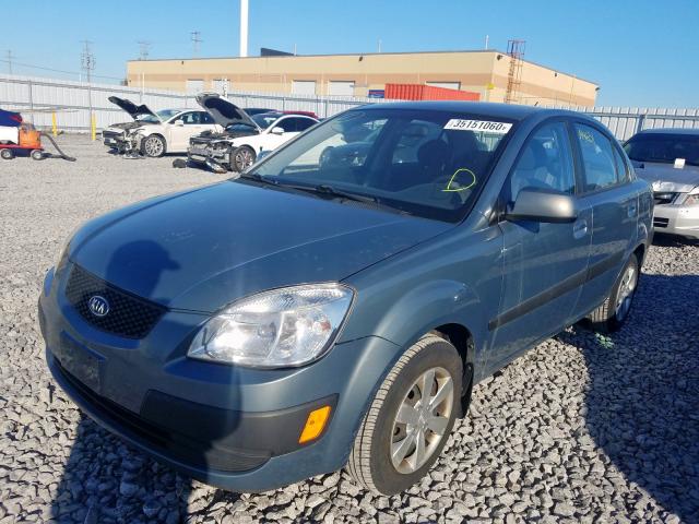 KNADE123586349791 - 2008 KIA RIO BASE  photo 2