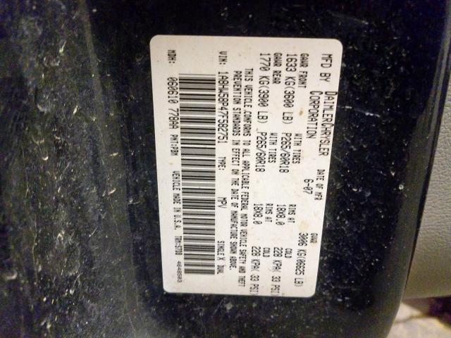 1A8HW58P47F582751 - 2007 CHRYSLER ASPEN LIMITED  photo 10